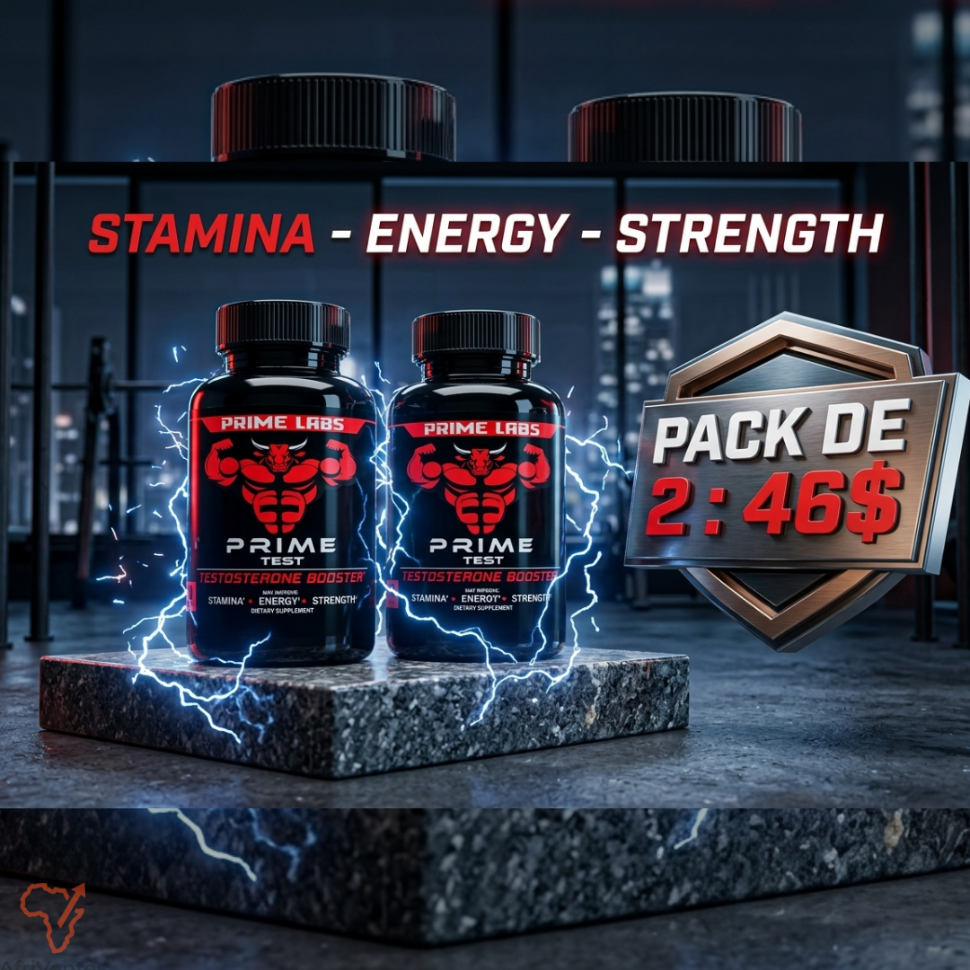 Prime Testo-Boost™ - Pack Force Extrême (2 Sachets pour 46$