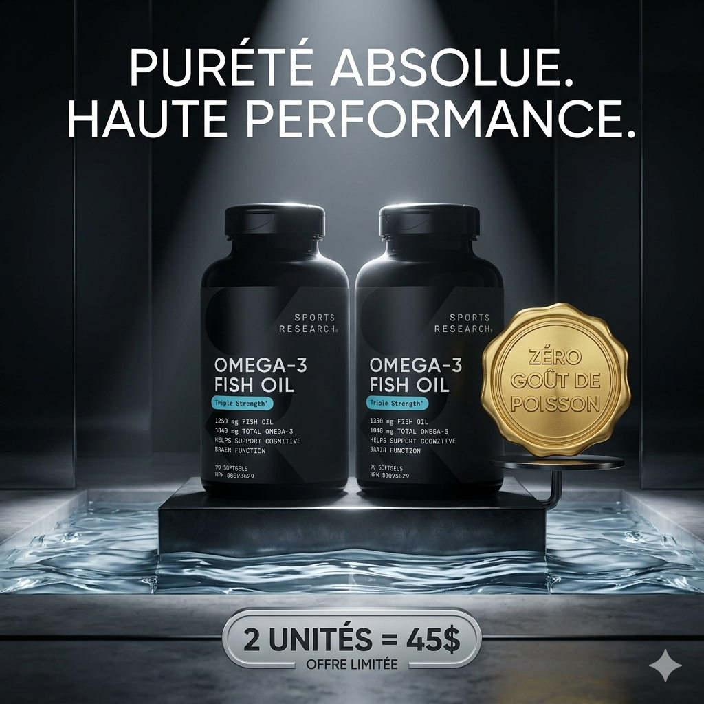 Omega-3 Élite™ - Pack Double Force (2 Flacons à 45$)