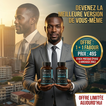 Omega-3 Élite™ - Pack Double Force (2 Flacons à 49$)