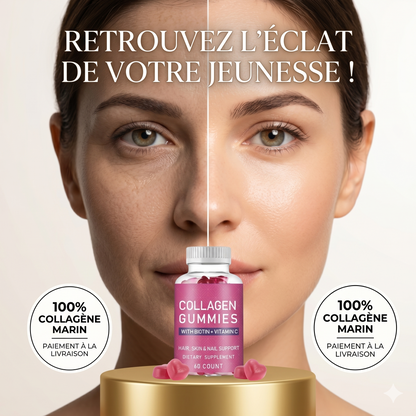 Cure Beauté & Minceur 3-en-1 : Collagen Gummies (Peau, Cheveux, Ongles)