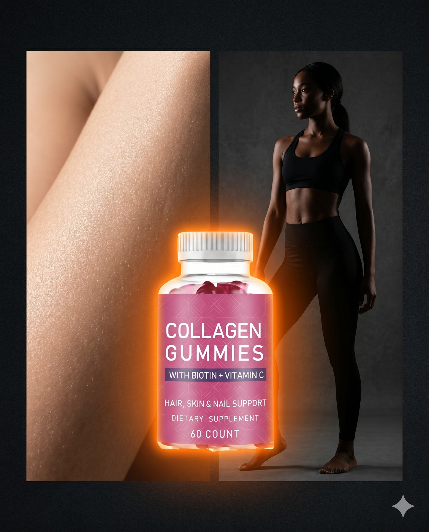 Cure Beauté & Minceur 3-en-1 : Collagen Gummies (Peau, Cheveux, Ongles)
