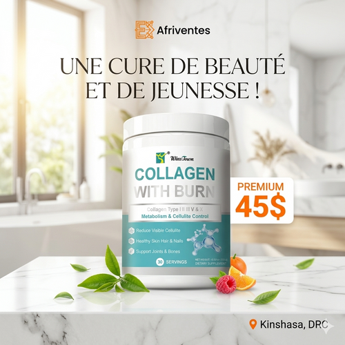 Cure Collagène Éclat & Minceur – Wins Town (Formule 2-en-1)