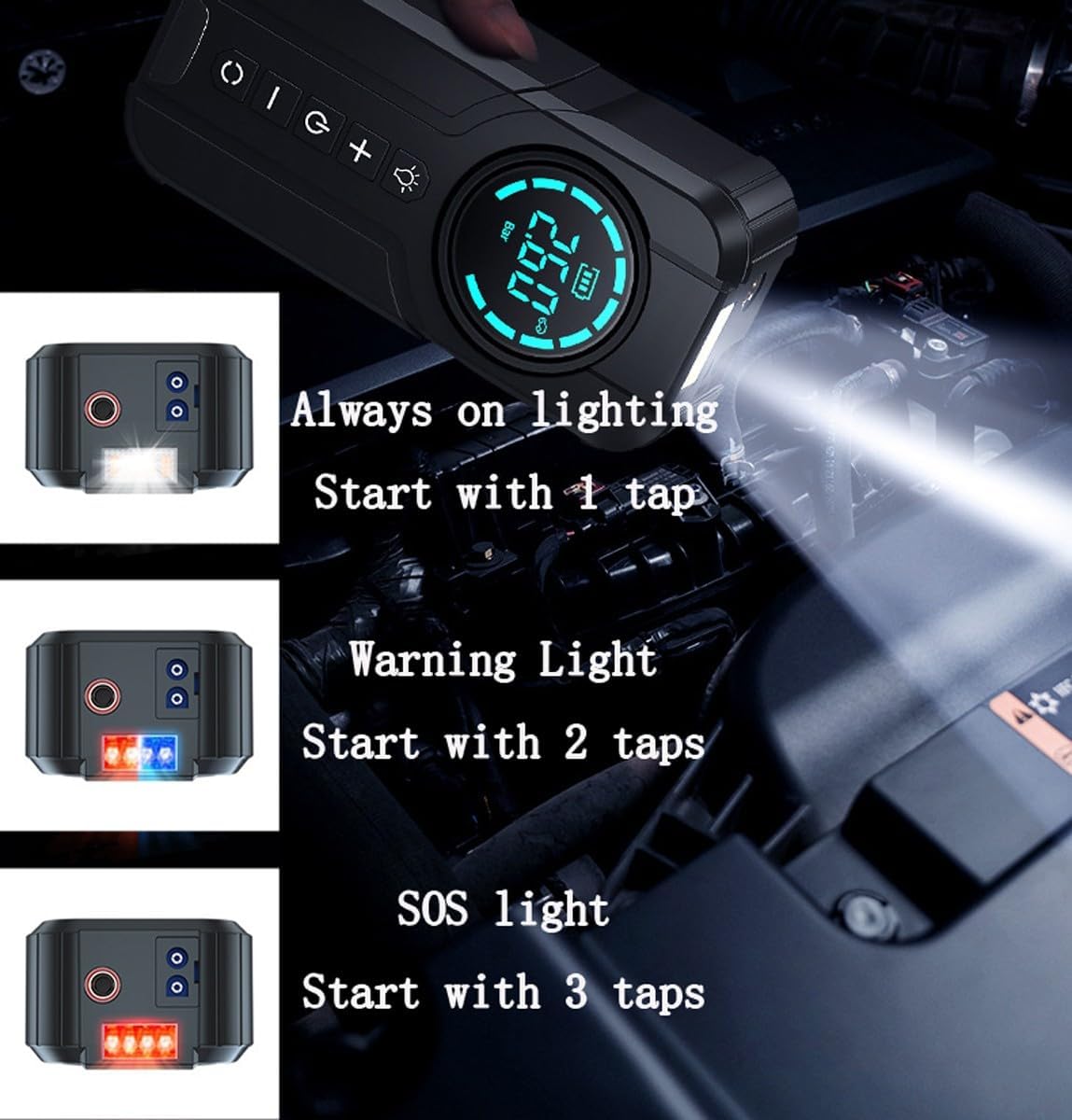 BoostAir Démarreur Compresseur Portable Pro