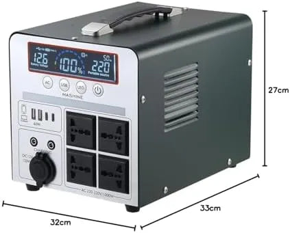 Centrale Électrique Portable 600W / 504Wh – Votre Solution Anti-Coupure à Conakry 🇬🇳