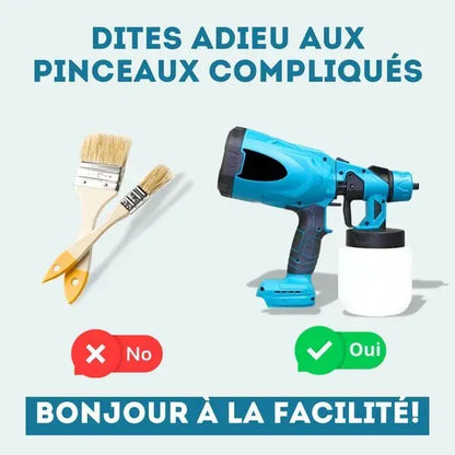 Pistolet à Peinture Professionnel Sans Fil - Pack Complet